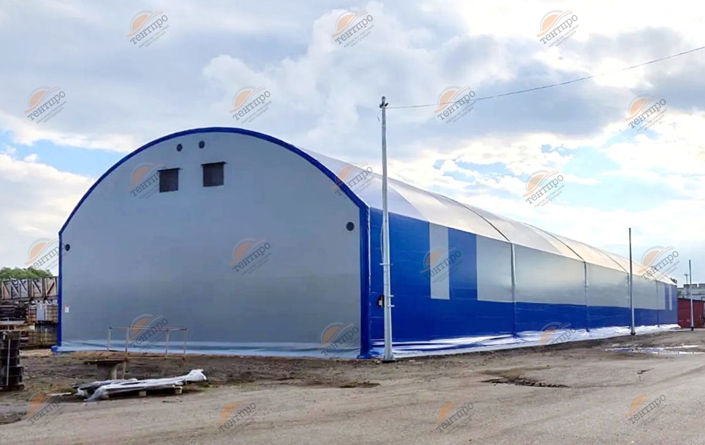 Тентовый склад 15 × 60 м, Тверская область